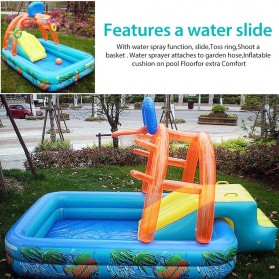 Splash Kolam Renang Angin Wahana Bermain Air Mini Anak Inflatable Swimming Pool - 77307 - Multi-Color - 4