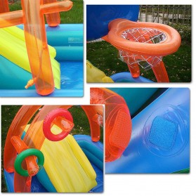 Splash Kolam Renang Angin Wahana Bermain Air Mini Anak Inflatable Swimming Pool - 77307 - Multi-Color - 5