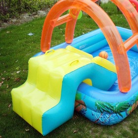 Splash Kolam Renang Angin Wahana Bermain Air Mini Anak Inflatable Swimming Pool - 77307 - Multi-Color - 7
