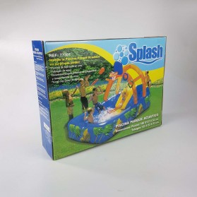 Splash Kolam Renang Angin Wahana Bermain Air Mini Anak Inflatable Swimming Pool - 77307 - Multi-Color - 9