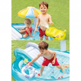 INTEX Kolam Renang Angin Wahana Bermain Air Mini Anak Inflatable Swimming Pool - 57165 - Blue - 7