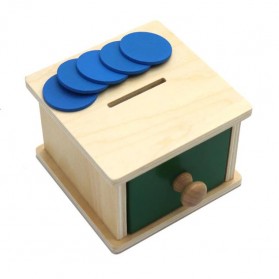 Battoom Mainan Anak Montessori Match Puzzle Children Toy - 2808 - Multi-Color