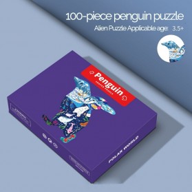 HXWANX Mainan Anak Montessori Puzzle Children Toy Penguin 100 PCS - CH-02 - Multi-Color