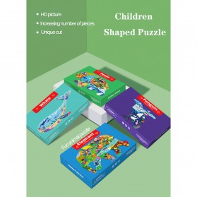 HXWANX Mainan Anak Montessori Puzzle Children Toy Triceratop 150 PCS - CH-02 - Multi-Color - 4