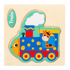 VOKMASCOT Mainan Anak Montessori Puzzle Children Toy - HX2802 - Multi-Color