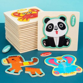 VOKMASCOT Mainan Anak Montessori Puzzle Children Toy - HX2802 - Multi-Color - 2