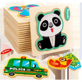 VOKMASCOT Mainan Anak Montessori Puzzle Children Toy - HX2802 - Multi-Color - 6