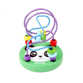 MI NI RAO ZHU Mainan Anak Montessori Beads Rail Children Toy - HX2803 - Multi-Color
