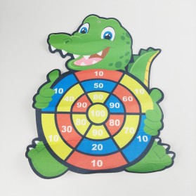 JOKEJOLLY Mainan Anak Target Sticky Ball Dartboard Children Toy - HX2806 - Green