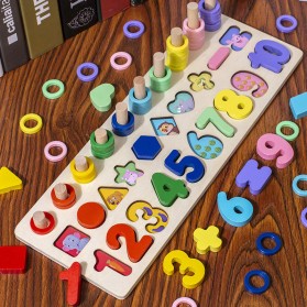DOYOQI Mainan Anak Montessori Shape Matching Children Toy - Z0566 - Multi-Color
