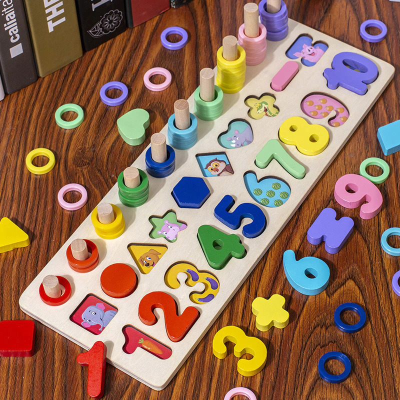 Gambar produk DOYOQI Mainan Anak Montessori Shape Matching Children Toy - Z0566