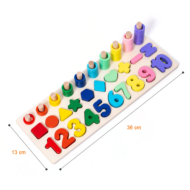 Gambar produk DOYOQI Mainan Anak Montessori Shape Matching Children Toy - Z0566
