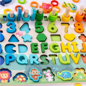 DOYOQI Mainan Anak Montessori Shape Matching Children Toy - Z0567 - Multi-Color - 10