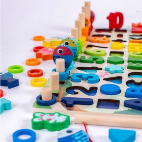 DOYOQI Mainan Anak Montessori Shape Matching Children Toy - Z0567 - Multi-Color - 5
