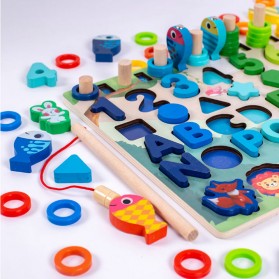 DOYOQI Mainan Anak Montessori Shape Matching Children Toy - Z0567 - Multi-Color - 8