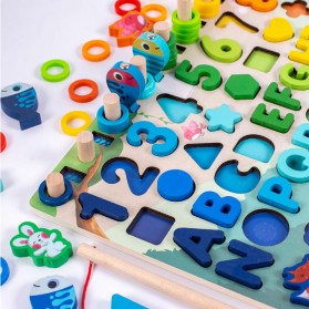 DOYOQI Mainan Anak Montessori Shape Matching Children Toy - Z0567 - Multi-Color - 9