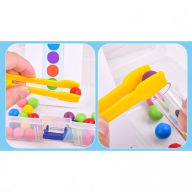 QWZ Mainan Anak Montessori Beads Test Tube Children Toy - QWZ651 - Multi-Color - 6