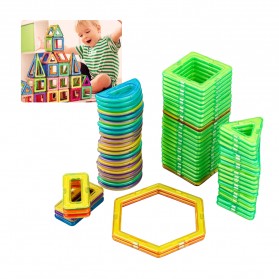 Babibado Mainan Anak Magnetic Designer Building Block Children Toy 72 PCS - Z0570 - Multi-Color