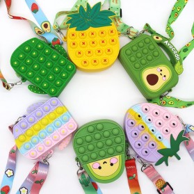 Muwanzhi Mainan Push Pop It Bubble Button Silicone Bag Children Toy - ZNM48 - Green - 3