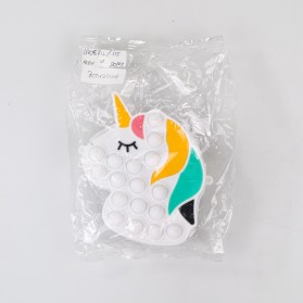 Muwanzhi Mainan Push Pop It Bubble Button Silicone Bag Children Toy - ZNM49 - White - 9
