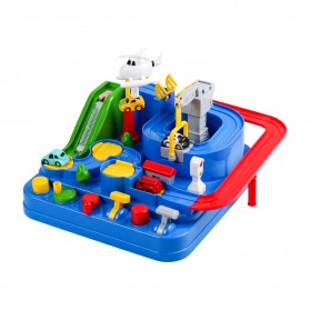 Firststep Mainan Anak Racing Car Rail Children Toy 4 Mobil - T804A - Multi-Color
