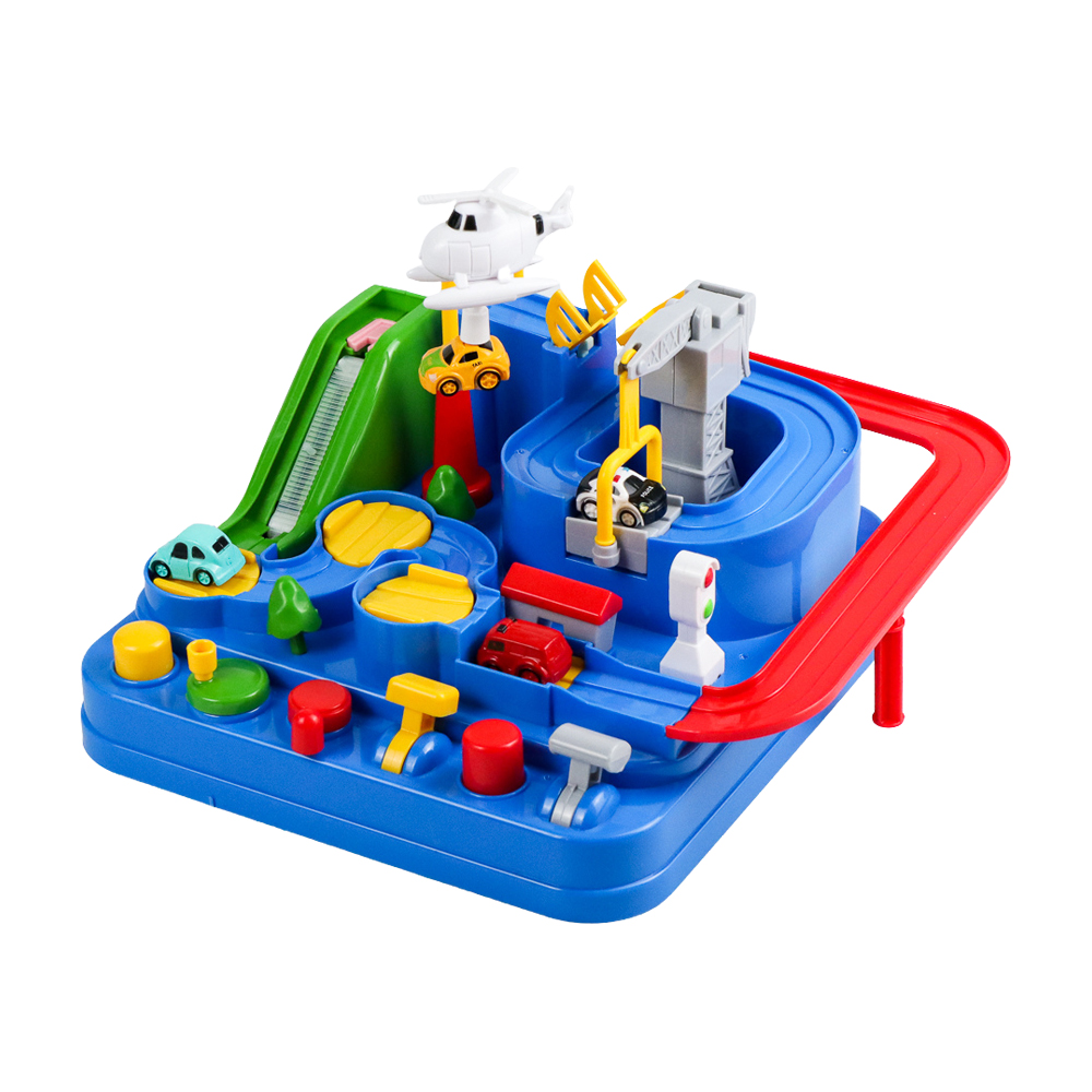Gambar produk Firststep Mainan Anak Racing Car Rail Children Toy 4 Mobil - T804A