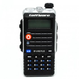 Taffware Walkie Talkie Dual Band 8W 128CH UHF+VHF - BF-UVB2 Plus - Black - 1