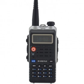 Taffware Walkie Talkie Dual Band 8W 128CH UHF+VHF - BF-UVB2 Plus - Black - 3