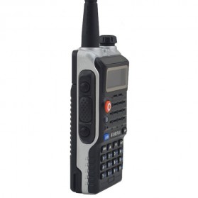 Taffware Walkie Talkie Dual Band 8W 128CH UHF+VHF - BF-UVB2 Plus - Black - 4