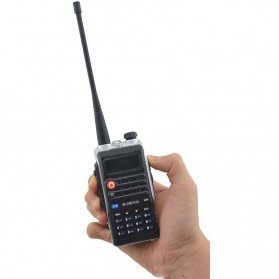 Taffware Walkie Talkie Dual Band 8W 128CH UHF+VHF - BF-UVB2 Plus - Black - 10
