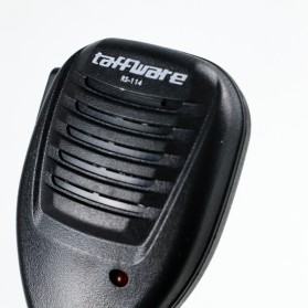 Taffware Speaker Microphone Push To Talk PTT for Taffware Pofung Baofeng Walkie Talkie - RS-114 - Black - 4