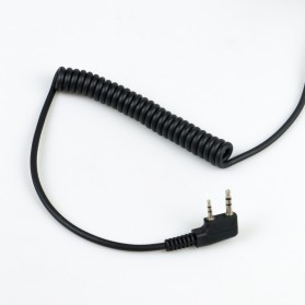 Taffware Speaker Microphone Push To Talk PTT for Taffware Pofung Baofeng Walkie Talkie - RS-114 - Black - 6