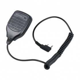 Taffware Speaker Mikrofon for Taffware Pofung Baofeng Kenwood HYT Wouxun Walkie Talkie - KMC - Black