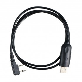Taffware USB Programming Cable + CD Driver for Taffware Pofung Baofeng Walkie Talkie - Black