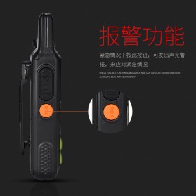 Taffware Walkie Talkie Single Band 1W 20CH UHF - BF-T1 - Black - 9