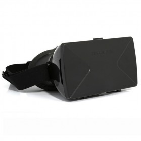 Taffware Cardboard VR Box Head Mount Plastic Version 3D Virtual Reality for Smartphone - Black - 2