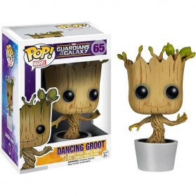 Funko POP! Marvel Guardians of the Galaxy Pot Dancing Groot - Brown - 1
