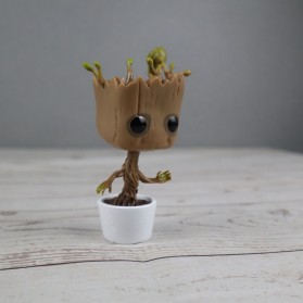 Funko POP! Marvel Guardians of the Galaxy Pot Dancing Groot - Brown - 2