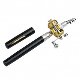 Balight Joran Pancing Pena Fish Pen Mini Antena Portable Extreme Rod Length 1M - ST-Y0011 - Black - 2