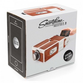 Proyektor Smartphone Portabel Cardboard 2.0 - SP01 - Brown - 7