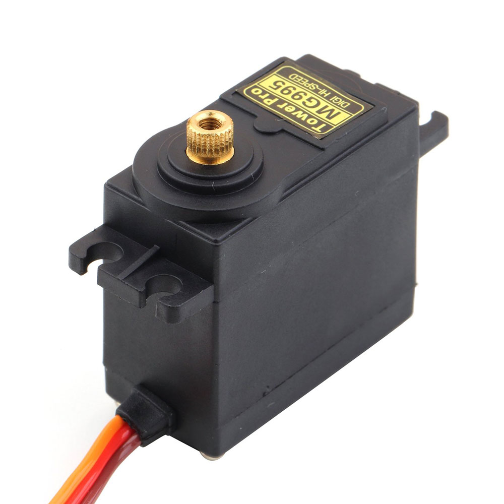 high speed mg995 metal gear rc servo for futaba or hitec or sanwa black 2