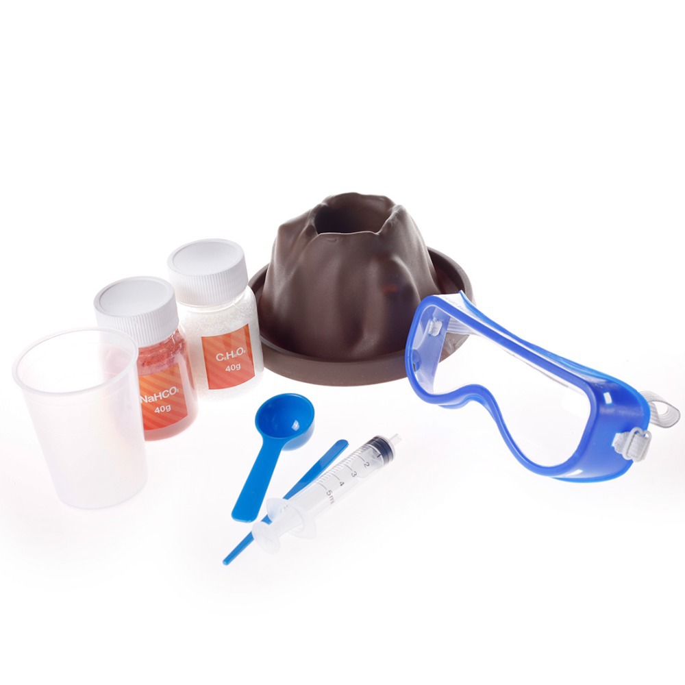 Children Volcanic Eruptions Safety DIY Experiment Set Toys Kids