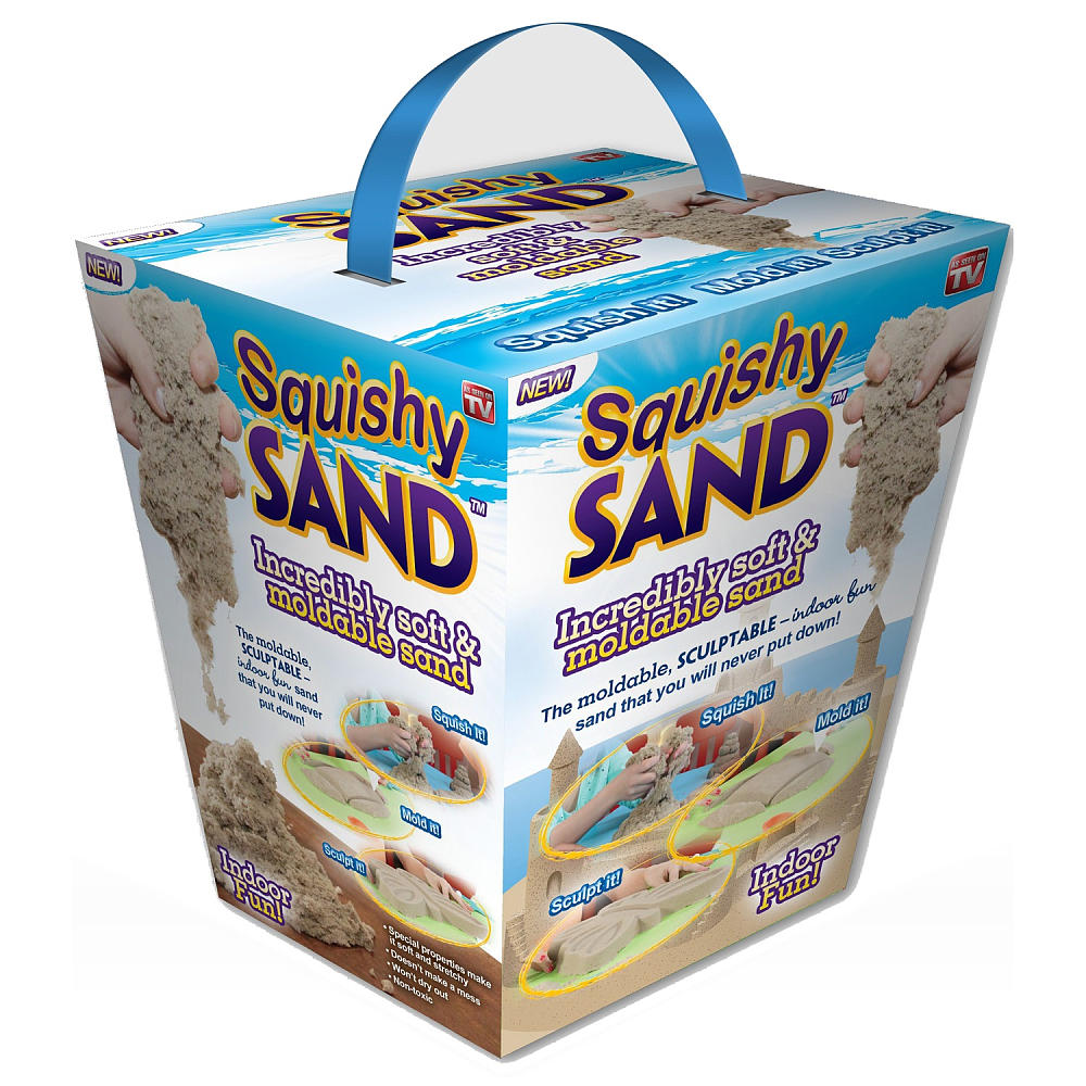 Squishy Sand Moldable Sand Kids Toys / Mainan Pasir 