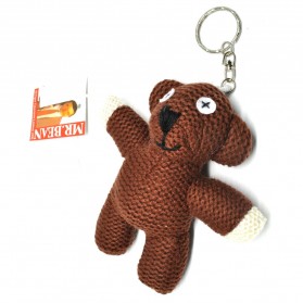 Boneka - Mr. Bean Teddy Bear Plushy Key Chain / Boneka Gantungan Kunci - Brown