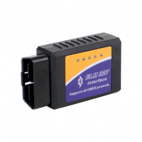 Diagmall Car Diagnostic ELM327 Bluetooth OBD2 V2.1 Test Tool - SC03 - Black