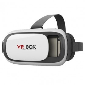 VR Box Second Generation Virtual Reality Cardboard for Smartphone - White - 3