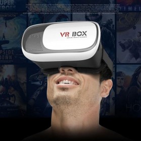 VR Box Second Generation Virtual Reality Cardboard for Smartphone - White - 7