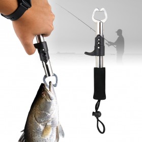 iLure Portable Stainless Steel Fishing Gripper Tool Equipment - YS05 - Black