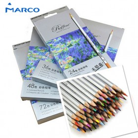 Marco Raffine Pensil Warna Drawing Sketches 48 Colors - Multi-Color - 1