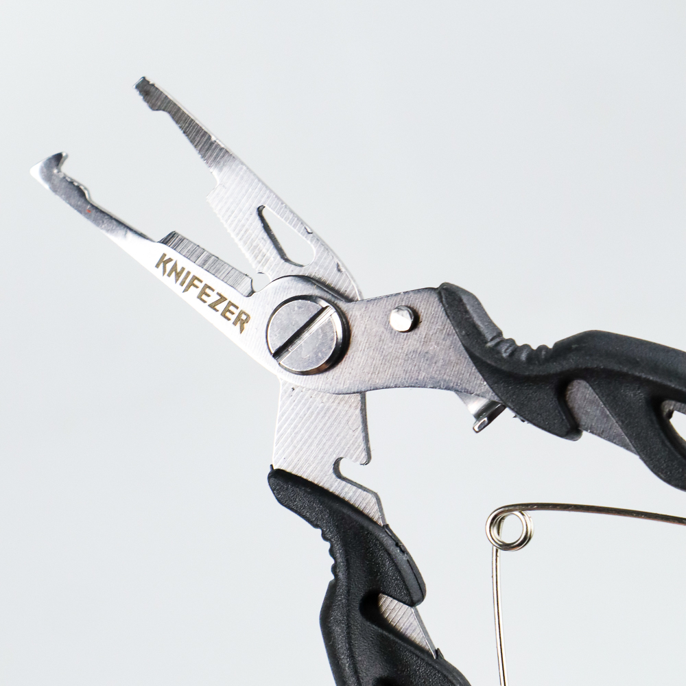 Gambar produk KNIFEZER Tang Kail Pancing Stainless Steel Fishing Hook Remover - J1352